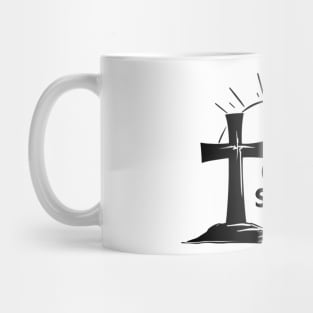 Christian Cross Design - The Cross Symbolizes Love Mug